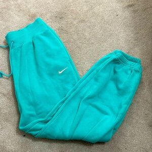 Teal Nike sweatpants